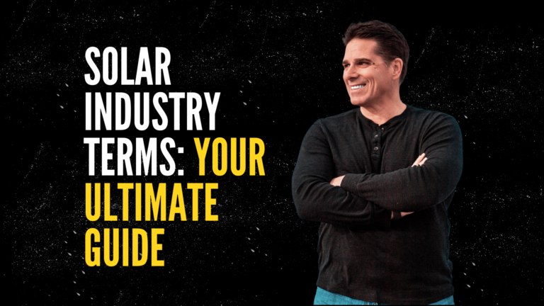 solar sales terms
