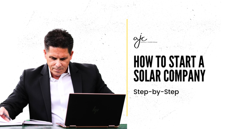 how to start a solar company step by step